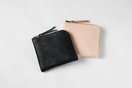 L-zipper wallet