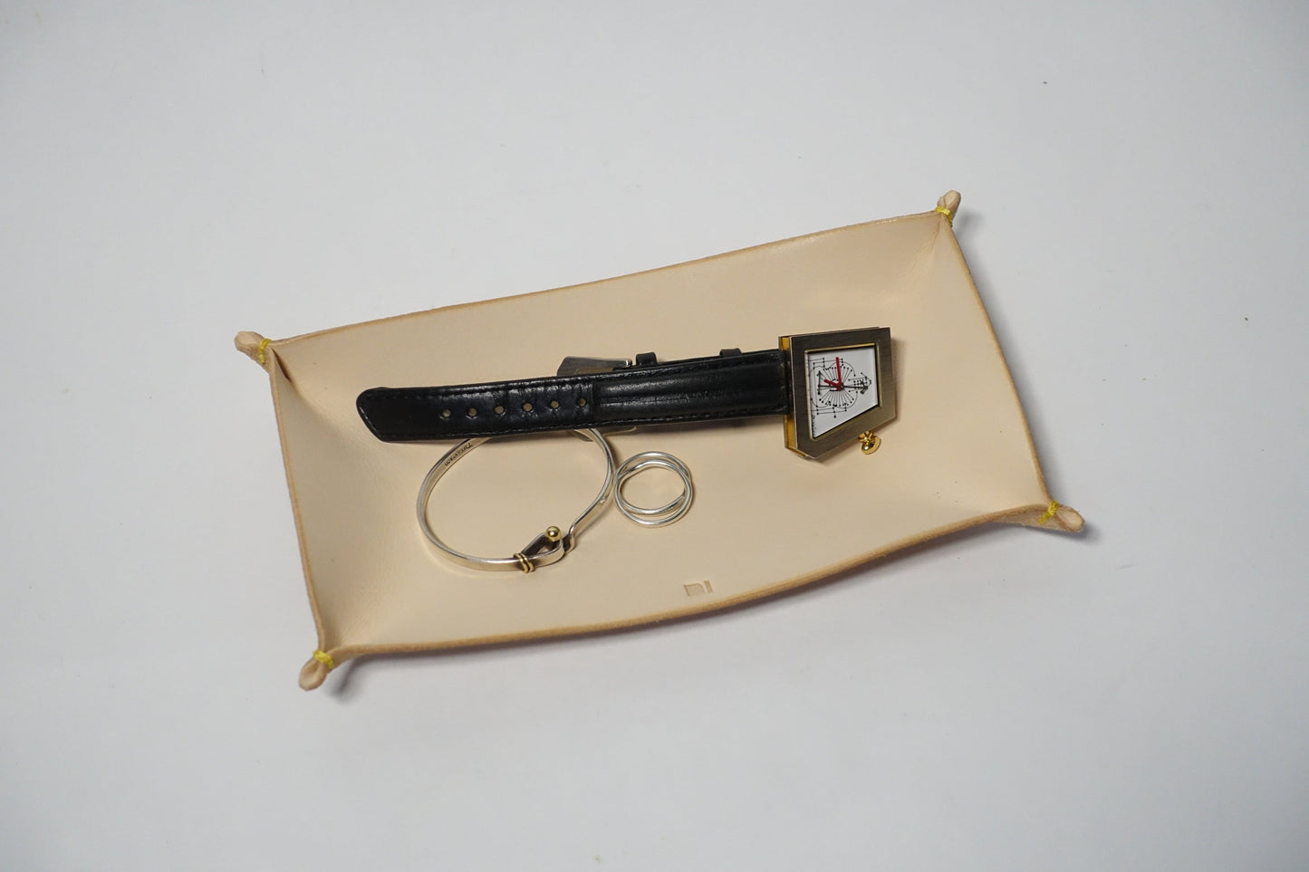 Leather tray