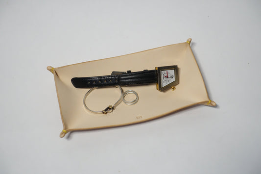 Leather  tray